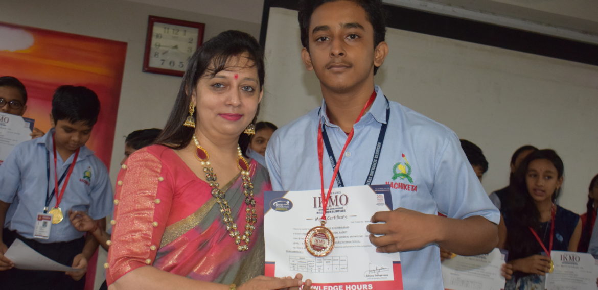 30 students achieved Gold Medal along with 3rd rank in National Level G.K.Olympiad