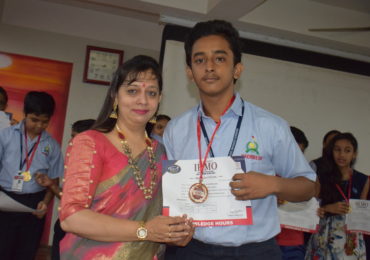 30 students achieved Gold Medal along with 3rd rank in National Level G.K.Olympiad