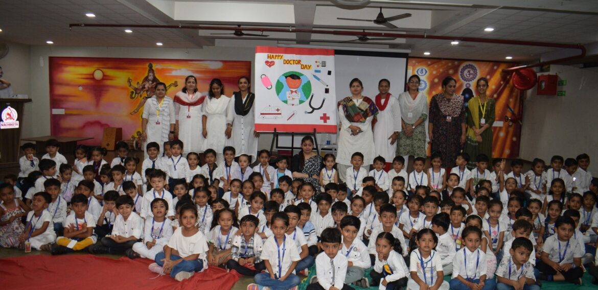 “Celebrating Heroes: National Doctors’ Day at Nachiketa Schooling System”