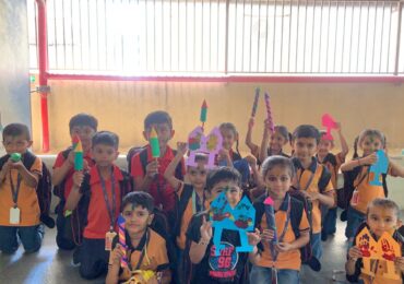 Crafting Joy: Little Nachiketas dived into Holi Spirit