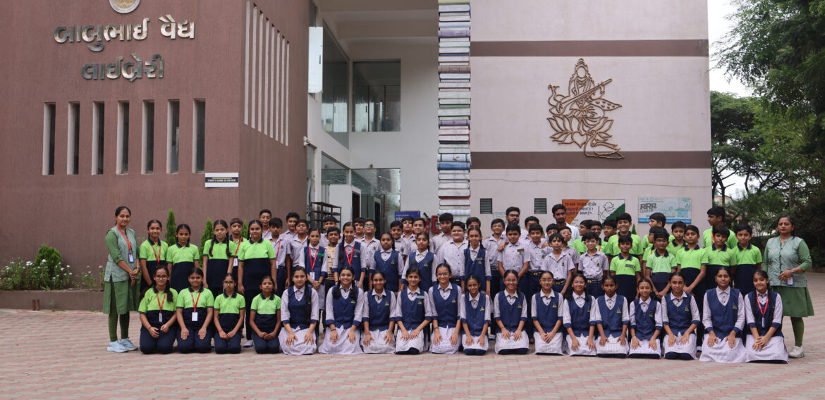 Std. 7 Nachiketas Discover the Joy of Reading at Babu Bhai Vaidya Library
