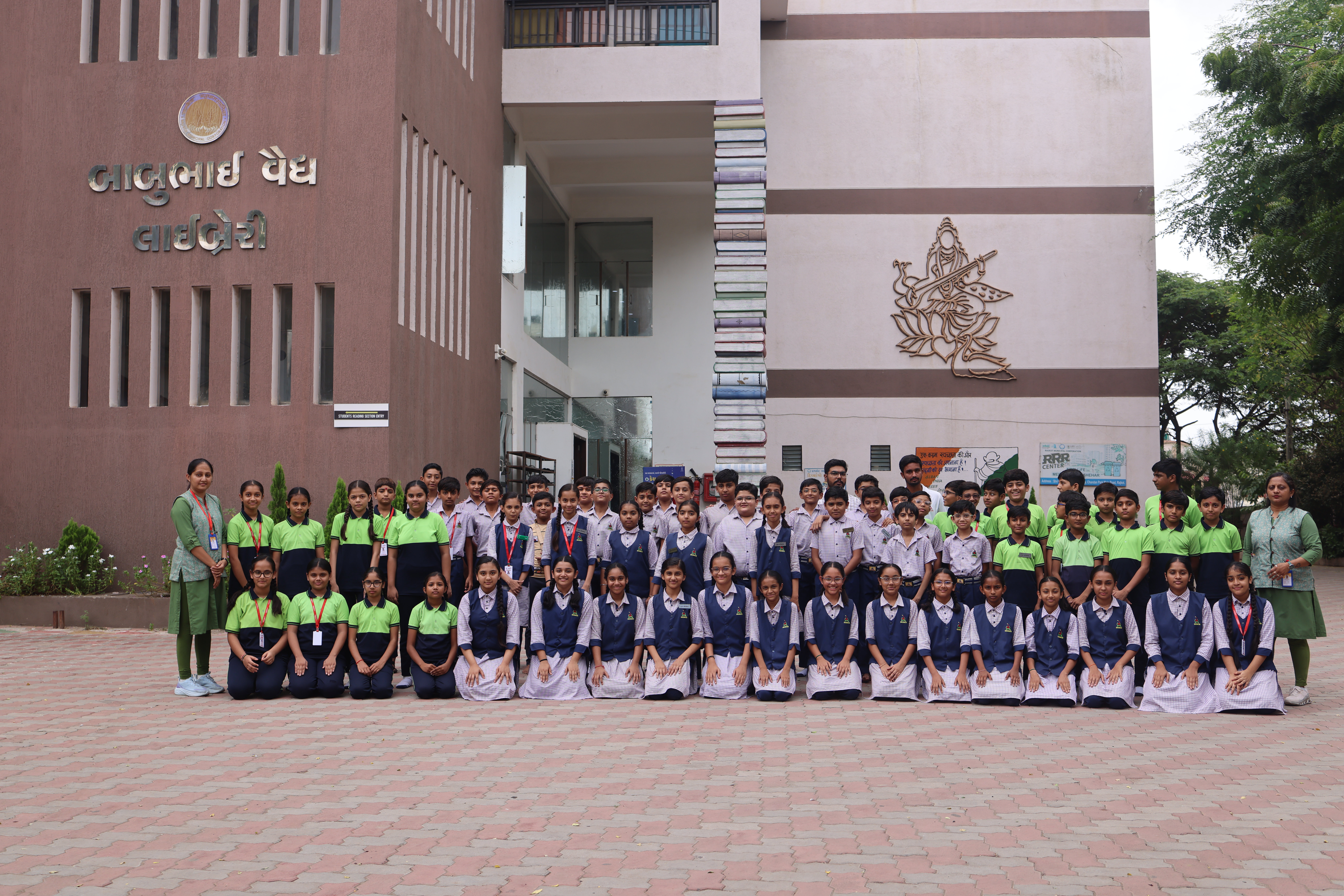 Std. 7 Nachiketas Discover the Joy of Reading at Babu Bhai Vaidya Library