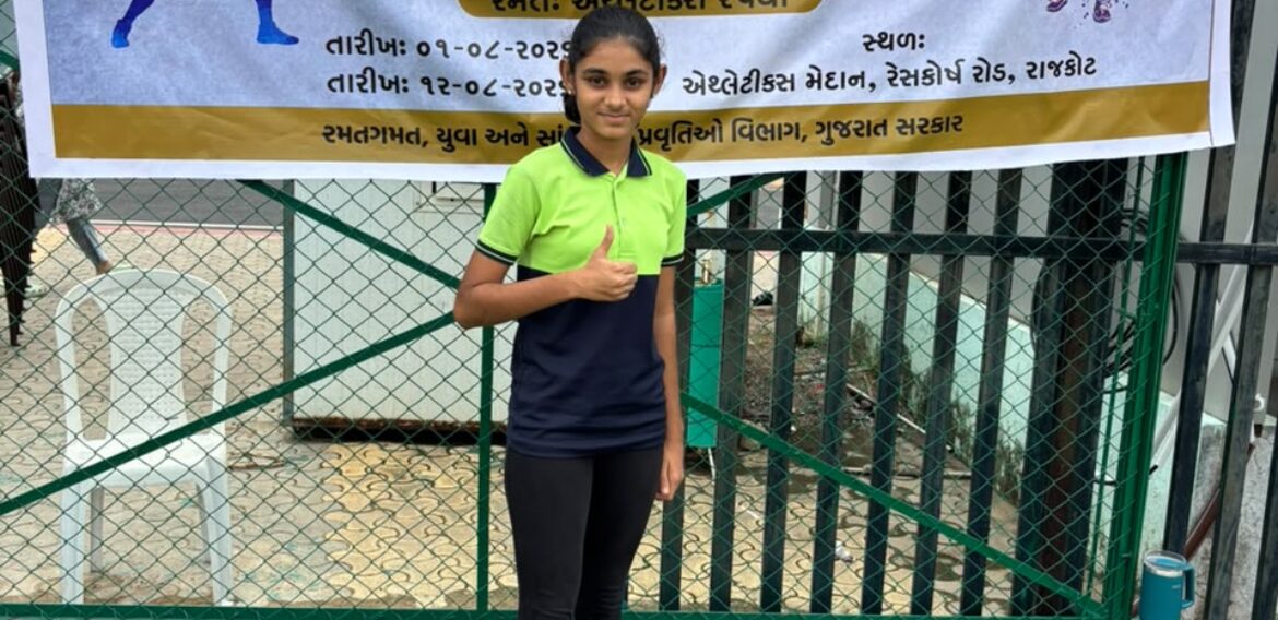 Nachiketa Sprinter Secures 2nd Rank in U-14 100m Running