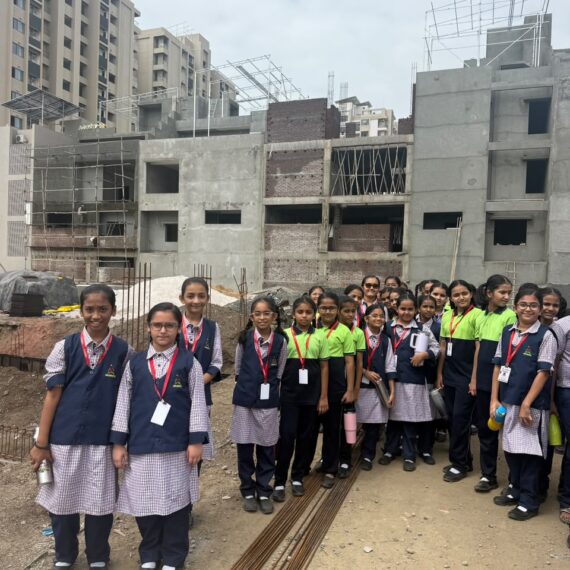 Learning Beyond the Classroom: Std. 5 Nachiketas Explore a Construction Site