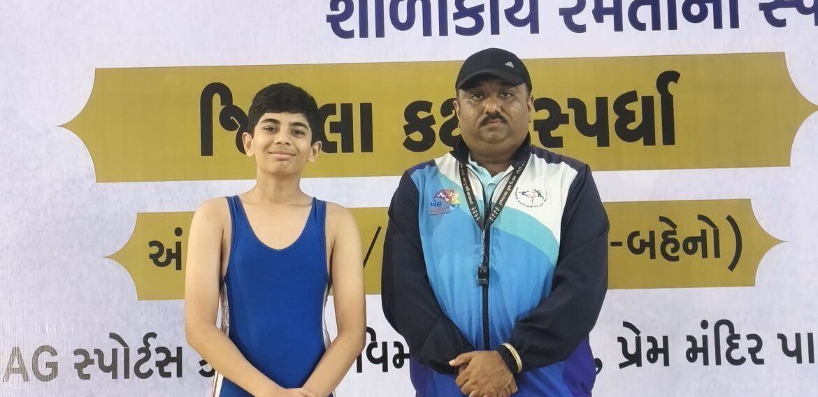 Nachiketa Wrestler Wins Gold at SGFI District Level and Earns State-Level Selection