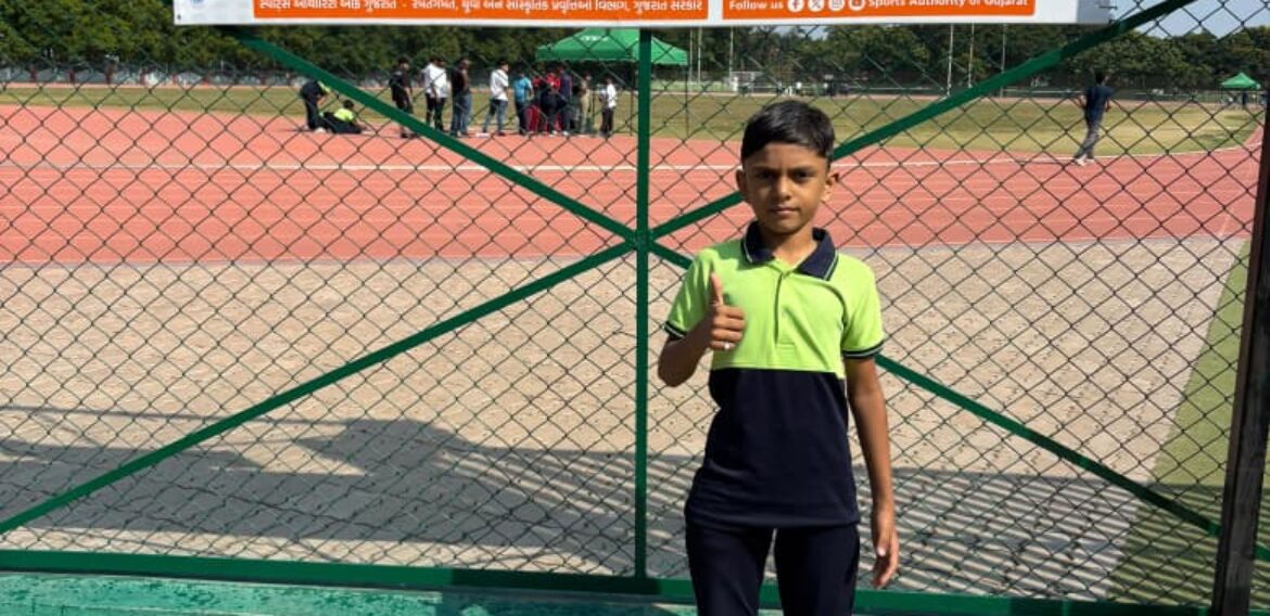 Nachiketa’s Young Athlete Leaps to 2nd Rank in U-9 Broad Jump