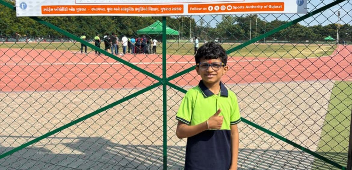 Nachiketa Athlete Leaps to 1st Rank in U-9 Broad Jump