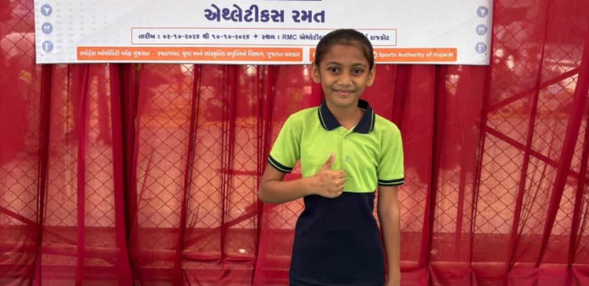 Nachiketa Sprinter Secures 3rd Rank in U-11 50-Meter Run