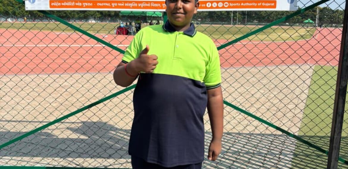 Nachiketa Athlete Wins Gold in U-14 Discus Throw