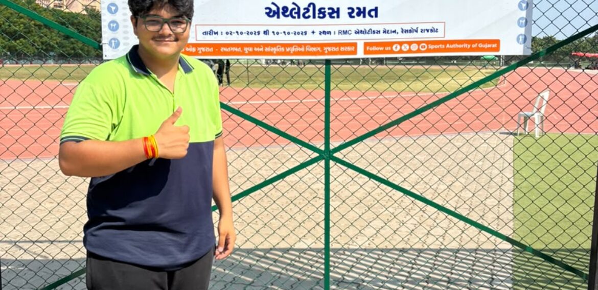 Nachiketa Athlete Secures 3rd Rank in U-17 Shot Put