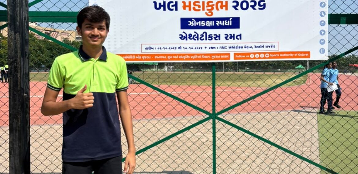 Nachiketa Athlete Soars to 1st Rank in U-17 Long Jump at Zone Level