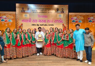 Nachiketa Team Secures 3rd Rank in Prachin Garba at Rajkot Zone-Level Competition